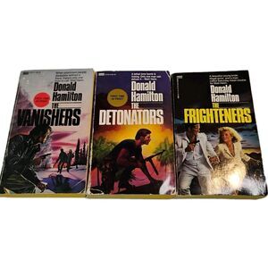 Vintage Donald Hamilton's ~ Matt Helm ~ 3 Book Lot (B) Spy, Espionage, Thriller